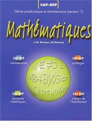 Mathématiques, CAP-BEP