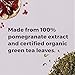 qii Pomegranate Tea – Removes up to 52% of plaque in one serving, Neutral pH, Sweetened with Xylitol, Dentist-Approved, Brewed with Certified Organic Tea, 30 calories, 4 pack - 8oz cans