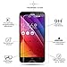 TANTEK [2-Pack Screen Protector for Asus Zenfone 2 (5.5 Inch),Tempered Glass Film,Ultra Clear,Anti Scratch,Bubble Free,Case Friendly