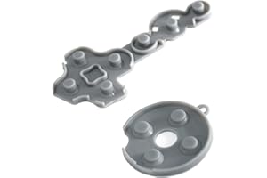 OSTENT Conductive Rubber Contact Pad Button D-Pad Compatible for Microsoft Xbox 360 Controller - Pack of 10