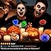 PartySticks Glow Pods Halloween Stickers - Glow in The Dark Puffy Stickers w/ 8 Monster Stickers and Adhesive Pads