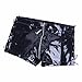 FEESHOW Men's PVC Faux Leather Zipper Boxer Shorts Lacing Underwear Briefs