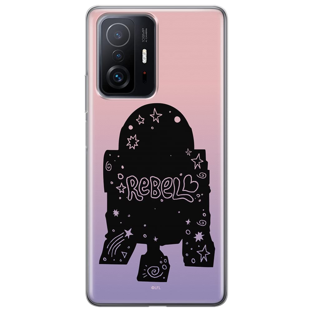 ERT GROUP mobile phone case for Xiaomi 11T 5G / 11T PRO 5G original and officially Licensed Star Wars pattern R2D2 005 optimally adapted to the shape of the mobile phone, case made of TPU