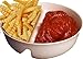 Just Solutions Crunch Anti-Soggy Cereal Bowl - Keeps Cereal Fresh & Crunchy | BPA Free | Microwave Safe | Ice Cream & Topping, Yogurt & Berries, Fries & Ketchup and More - Red
