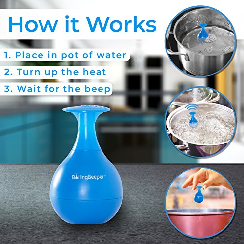 BoilingBeeper - Kitchen Timers + Boiling Water Egg Timer + Cool Kitchen Gadgets + Easy To Use + Cooking Timer to Boil Eggs, Pasta, Rice