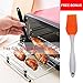 CASAPRO 5 piece Silicone Cooking Glove Meat Shredder - Including Heat Resistant Gloves, Solid Prong Meat Shredders and Silicone Basting Brush for Cooking, Grilling, Baking, Barbecue