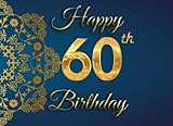 Happy 60th Birthday: Guest Book For Birthdays by Dartan Creations, Caroline Sanders