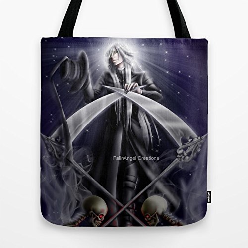 Black Butler, Kuroshitsuji Tote Bag, Multiple Sizes Available - Saint Undertaker