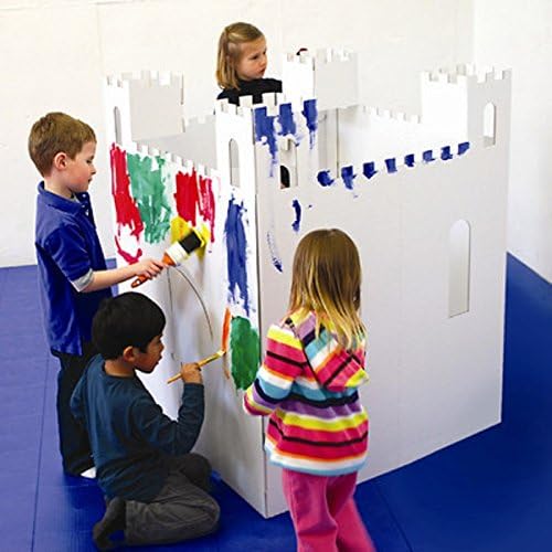 Easy Playhouse Castle Playhouse, Great Party Activity, Cardboard Playhouse