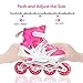Tuko Adjustable Inline Skates for Girls with Protective Pads (Little kid 12M/13M/1M)