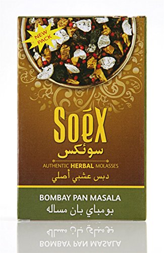 Soex Herbal Hookah Shisha 50g Bombay Pan Masala