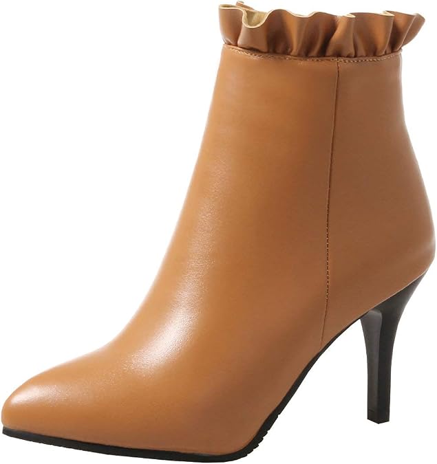Damenstiefel Spitzschuh Über Das Knie Hohe Absätz Produktbild-Vorschau 12