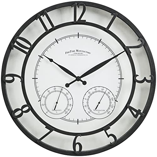 FirsTime & Co. Park Outdoor Wall Clock, 18", Oil Rubbed Bronze Pricepulse