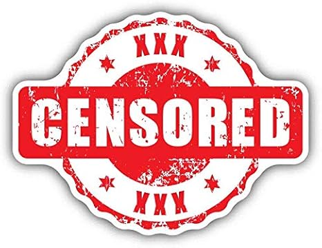Amazon Com Jjh Inc Adult Content Censored Grunge Rubber Stamp Vinyl Decal Sticker Waterproof Car Decal Bumper Sticker 5 Kitchen Dining