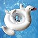 Amxylife White Swan Baby Swim Ride-On Float Swimming Pool Toys Inflatable Swimming Ring for Kids (31