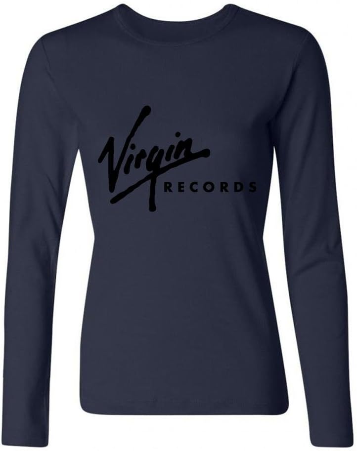 Simhood Women's Virgin Records Logo Long Sleeve T-Shirt