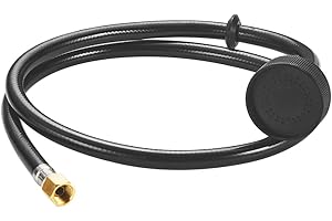 Weirun Shampoo Bowl Sink Hose with Sprayer,Salon Hose Spray Head Attachment for Vacuum Breaker,Shampoo Bowls Hose for Salons Sink,1/4" Nut Black