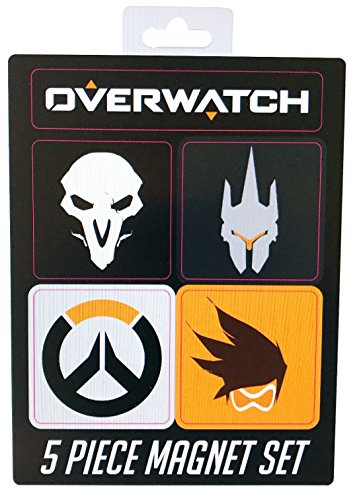 Official Overwatch Jumbo 5pcs Magnet Set - By Blizzard Entertainment