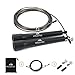 MOUNTEC Speed Jump Rope - Smooth And Tangle-Free Workout - Double Unders To Train For Crossfit / Boxing / MMA/ Wrestling - Exercise To Stay Fit And Healthy (Black)