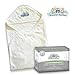 Brooklyn Bamboo Baby Hooded Towel, Soft, Hypoallergenic Thick, Organic, Infant & Toddler Layette & Registry & Gift Basket Sets, Large