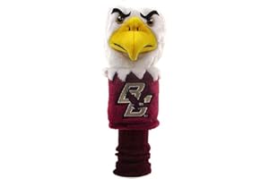 Team Golf NCAA Boston College Eagles Mascot Head Cover Mascot Golf Club Headcover, Fits most Oversized Drivers, Extra Long Sock for Shaft Protection, Officially Licensed Product