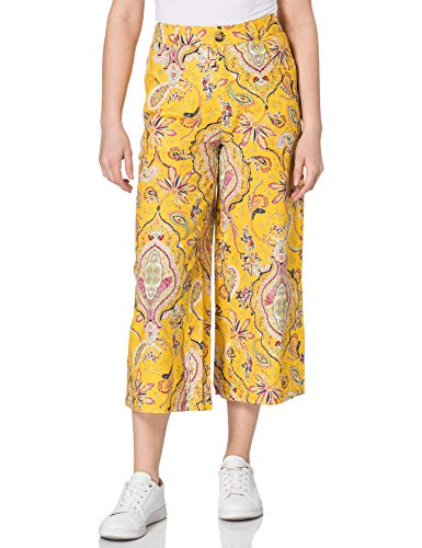 Desigual Womens Lucas Casual Pants, Yellow, 36