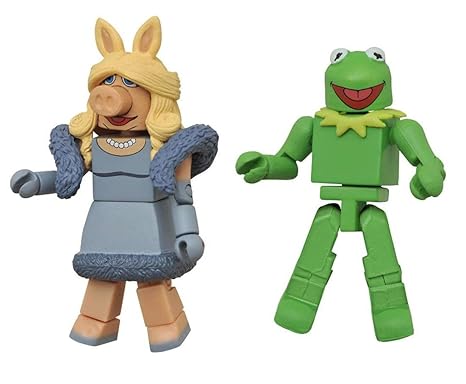 Minimates- The Muppets- Kermit & Miss Piggy