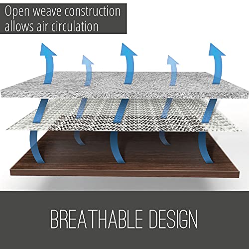 Ninja Extra Thick Rug Pad Gripper for Hardwood Floors, 5x8 FT, Slip