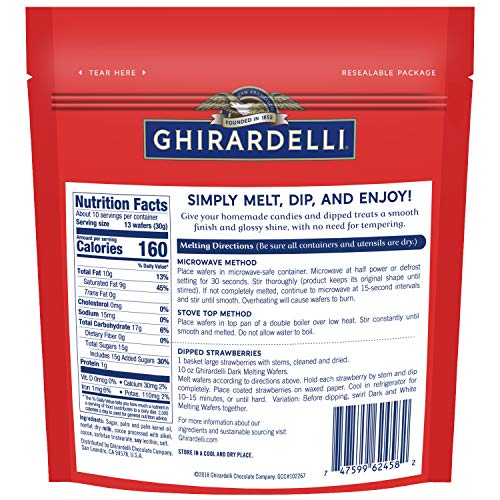 Ghirardelli Dark Melting Wafers - Image 6