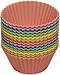 Silicone Baking Cups / 13 Reusable Nonstick Cupcake Liners/Premium Muffin Molds - Stand Alone Cupcake Holders - No BPA - Gift Set - 6 Designer Colors - Standard Size