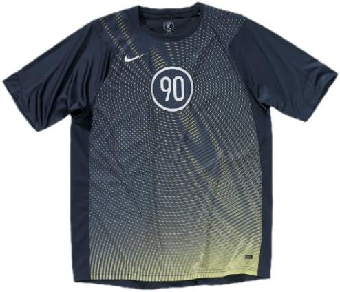 Nike T90 T-Shirt – Navy/Green Size 