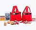 Homecube 10Pcs Christmas Candy Bag Santa Pants Gift and Treat Bags with Handle Portable Candy Gift Baskets Gift Wrap for Wedding(7