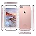 ULAK Compatible with iPhone 8 Plus/iPhone 7 Plus Case Clear, Slim Fit Soft TPU Transparent Back Cover with Shock Absorption Bumper Corners Anti-Scratch for iPhone 7 Plus/8 Plus 5.5 inch, Clear