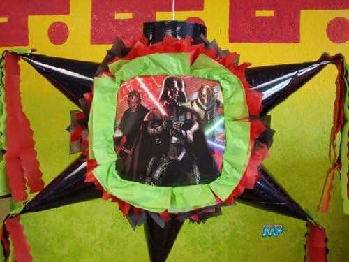 Pinata Star Wars Darth Vader, Darth Maul, General Grievous /Piñata Hand Crafted 26"x26"x12"[Holds 2-3 Lb. Of Candy][For Any Occasion] Alternative Art!