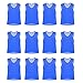 Nylon Mesh Scrimmage Team Practice Vests Pinnies Jerseys for Children Youth Sports Basketball, Soccer, Football, Volleyball (Blue, Adult)