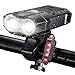 DiKoMo Bike Light Front and Back 2400 Lumen 2 LED Best Mountain Bike Lights for Night Riding, Rechargeable Bicycle Headlight & Free Rear Light for Road Bike Bycicle Accessories for Kids & Adult