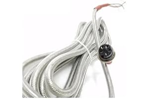 LIBERTY SCALES, INC. Liberty 15' Scale Cable with Connectors for Indicator and Floor Scale, 5 pin (Female) Connection + Bare-end 15’