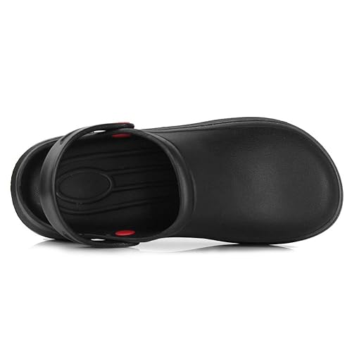 Chef Clogs Black Hammer Safety Clogs Toe Cap Crocs Kitchen Safety