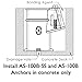 S.R. Smith AS-100B-SS Wedge Anchor, 4