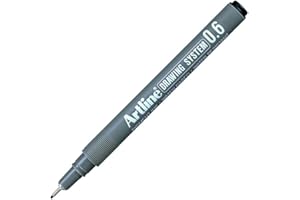 Artline drawing system pen - black 0.6 mm writing width