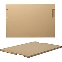 ROCKSHEAT Large Pizza Stone, 20"x13.5" Rectangular Pizza Stone for Oven Grill BBQ, Baking Stone for Pizza Bread with Unique B