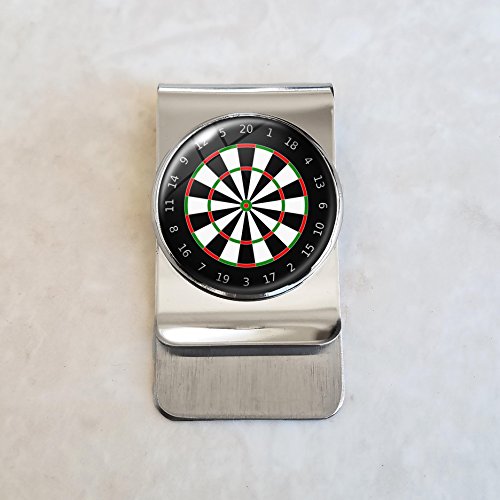 Dartboard Stainless Steel Money Clip - Thumbnail 2