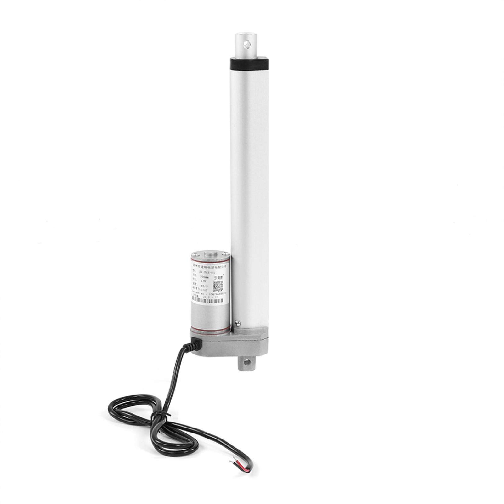 Oumefar Electric Linear Actuator Force 750N Stroke 150-700mm Multiple Function Linear Actuator 12V Waterproof Lift Electric Motor Bracket(200mm)
