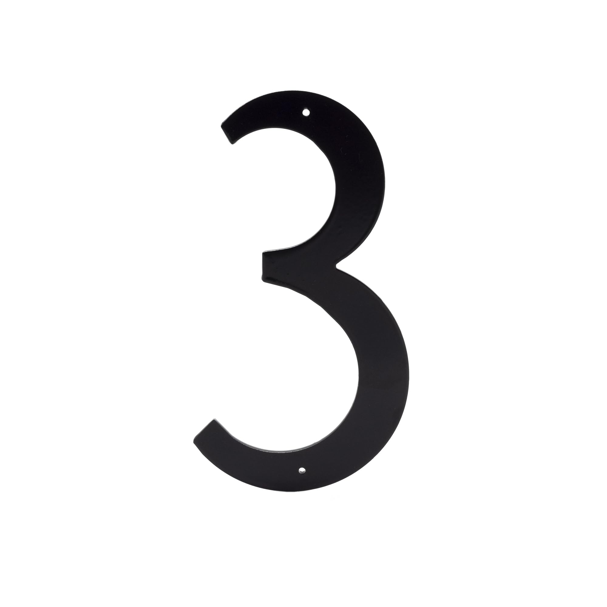 Montague Metal Products Standard Font Individual House Number, 3, 30cm
