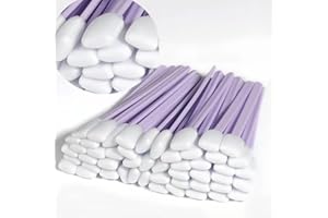 JEPNJPU 100PCS Professional Foam Cleaning Swab Sticks, Dust-Free Cleaning Sponge Tip Swabs Printer,Scanners, Camera, Optical Lens,Gun, Arts,Crafts,Automotive Detailing.