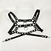Men's Leather Body Chest Half Harness Belt High Elastic(003,black3)