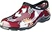 Sloggers Women's Waterproof  Rain and Garden Shoe with Comfort Insole, Chickens Barn Red, Size 6, Style 5116CBR06