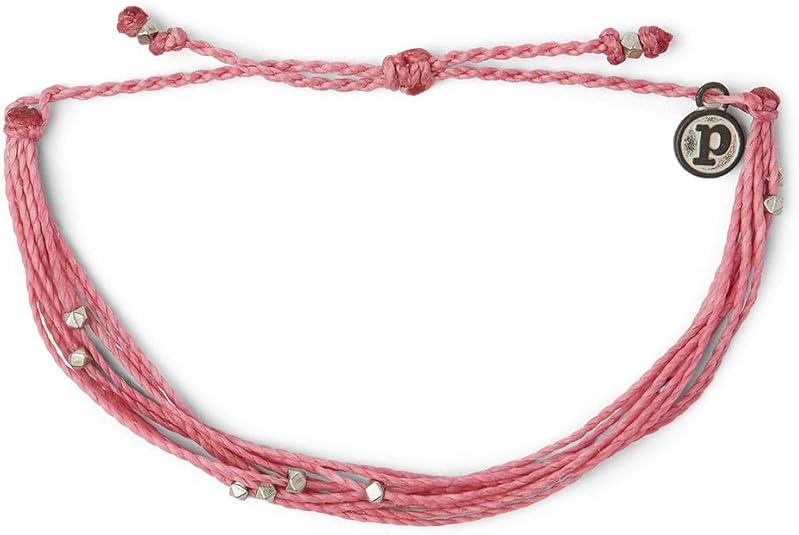 Pura Vida Original Silver Malibu Waterproof Adjustable Band Bracelet