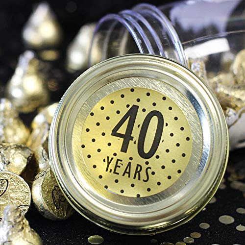 Black-and-Gold-40th-Birthday-Party-Favor-Labels-175-in-Shiny-Foil-40-Stickers