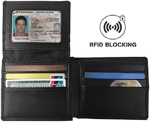 Katzs® RFID Blocking Bi-Fold Wallet for Men w/ A Gift Box